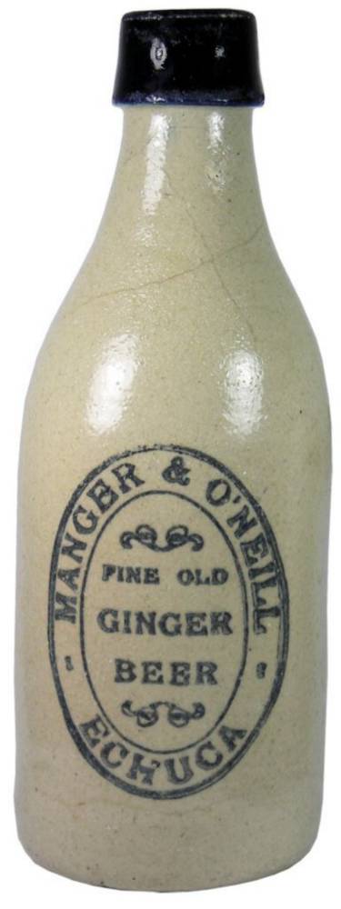 Manger O'Neill Echuca Fine Old Ginger Beer Botlte