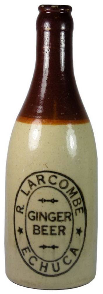 Larcombe Ginger Beer Echuca Crown Seal Bottle
