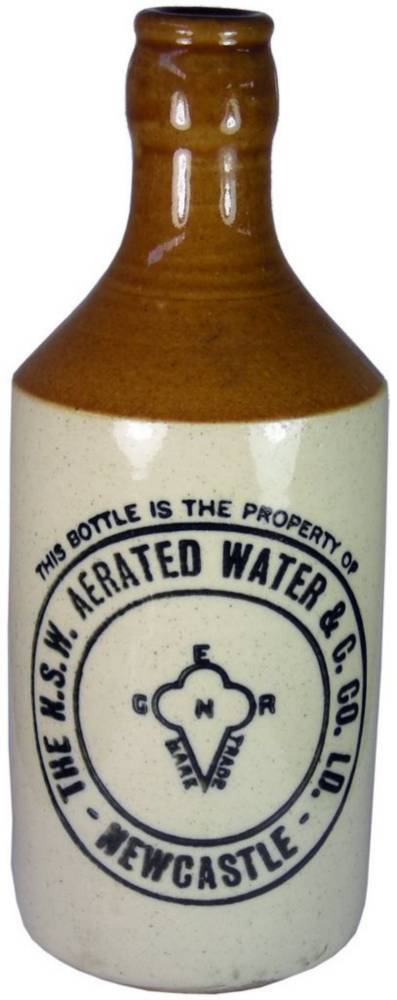 NSW Aerated Water Crown seal Ginger Beer Bottle