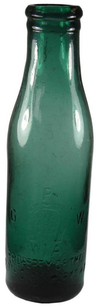 Perth Glassworks Horseshoe Chutney Bottle