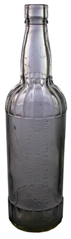 Humphris Adelaide Jamestown Cordial Bottle