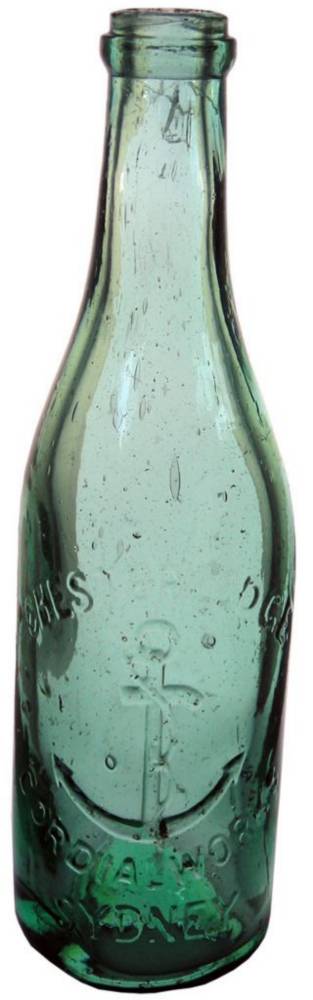 Chester Lodge Cordial Works Sydney Anchor Bottle