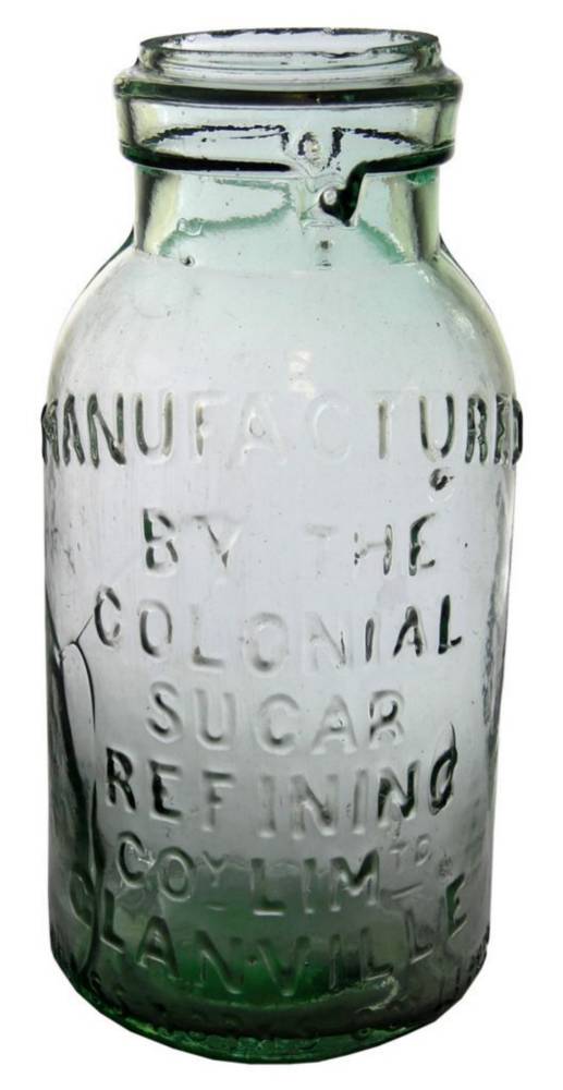 Colonial Sugar Refining Coy Glanville Fruit Jar