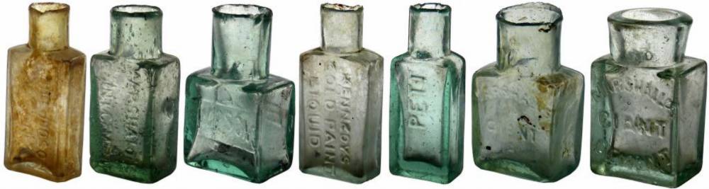 Judson Kennedy Simpson Marshall Cement Glue Bottles