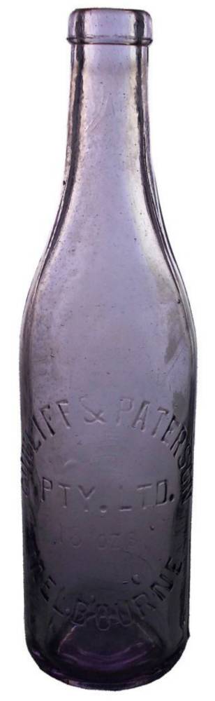 Cunliff Paterson Melbourne Amethyst Sauce Bottle
