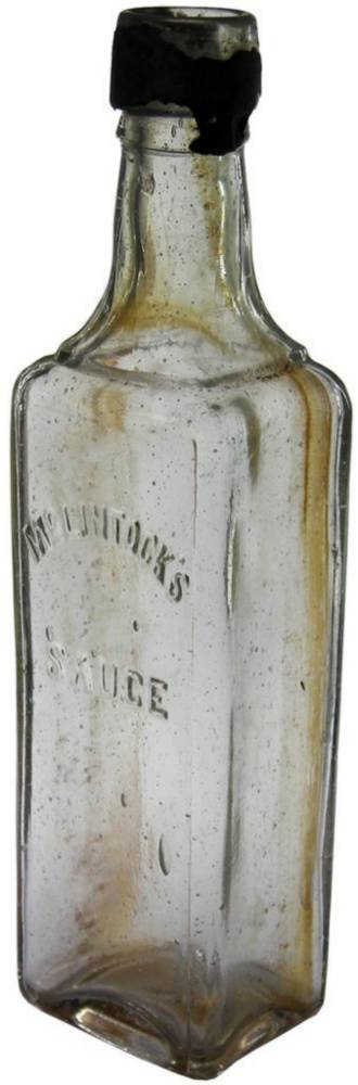 McLintock's Sauce Geelong Melbourne Glass Bottle