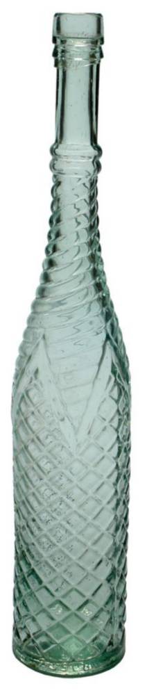 Grimble Vinegar Diamond Lattice Pattern Bottle