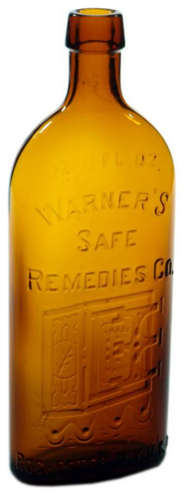 Warner's Safe Remedies Rochester Medicine Cure Bottle