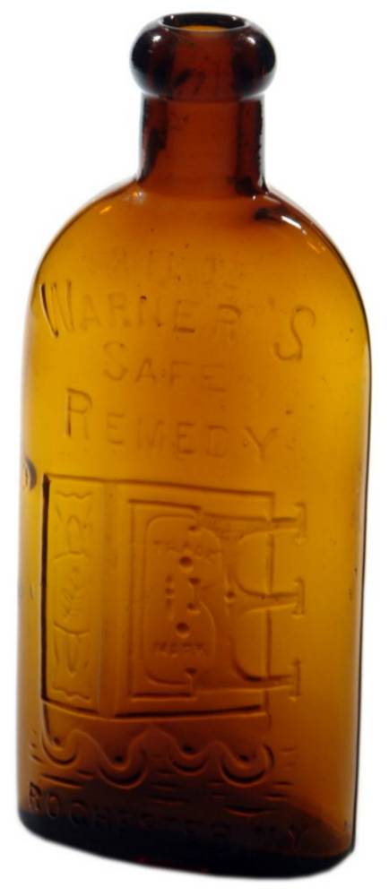 Warner's Safe Remedy Rochester Medicine Cure Bottle