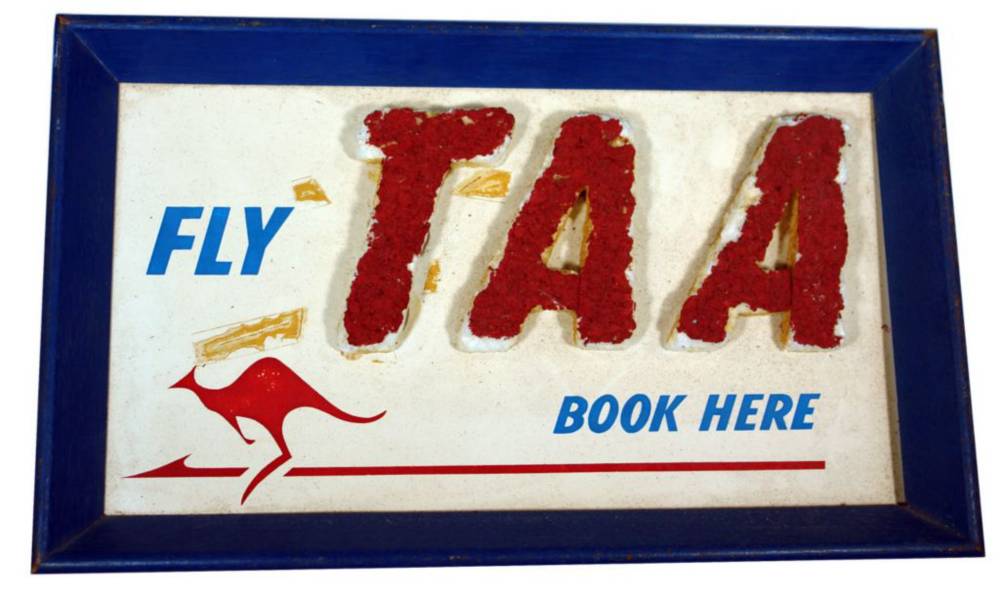 Fly TAA Book Here Sign