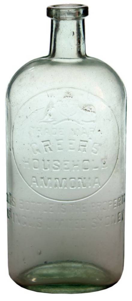 Greer's Household Ammonia Australian Poison Bottle