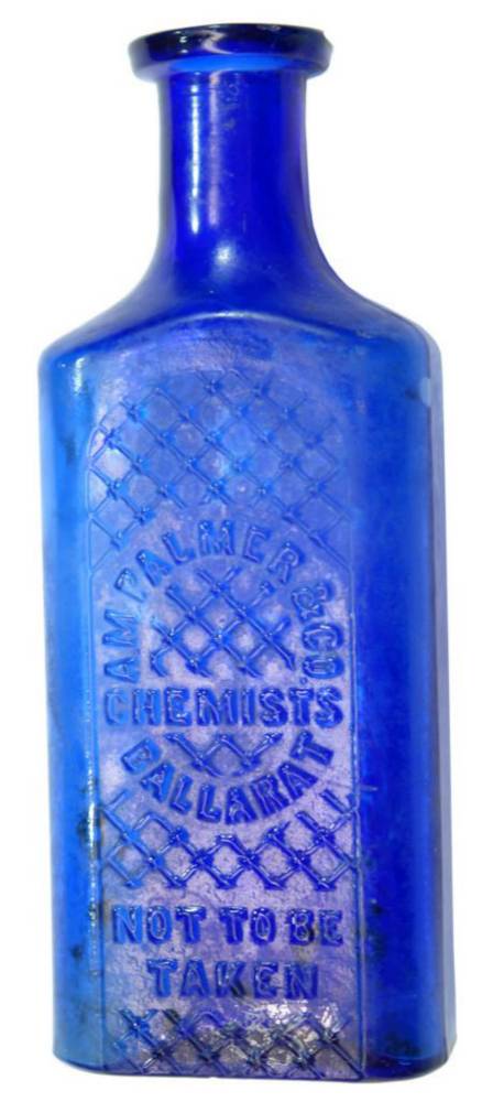 Palmer Chemists Ballarat Cobalt Poison Bottle
