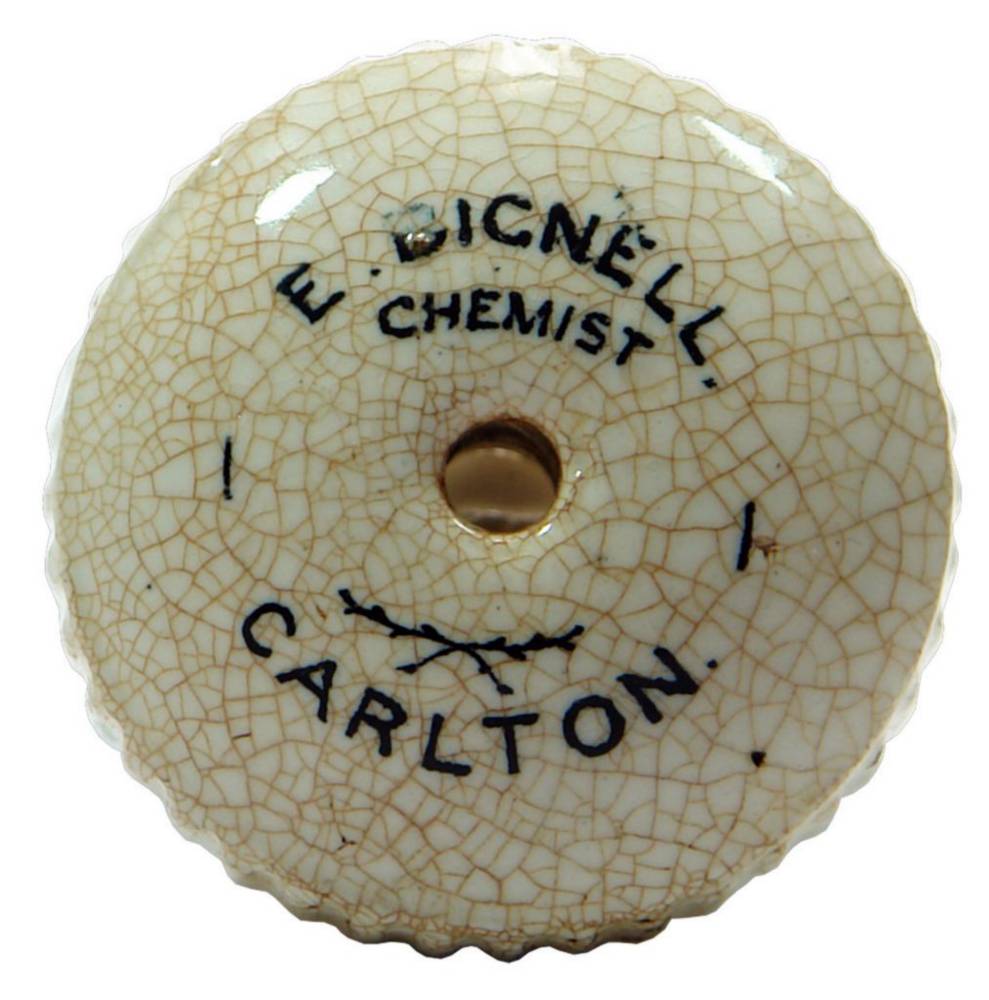 Bignell Chemist Carlton Ceramic Baby Feeder Cap