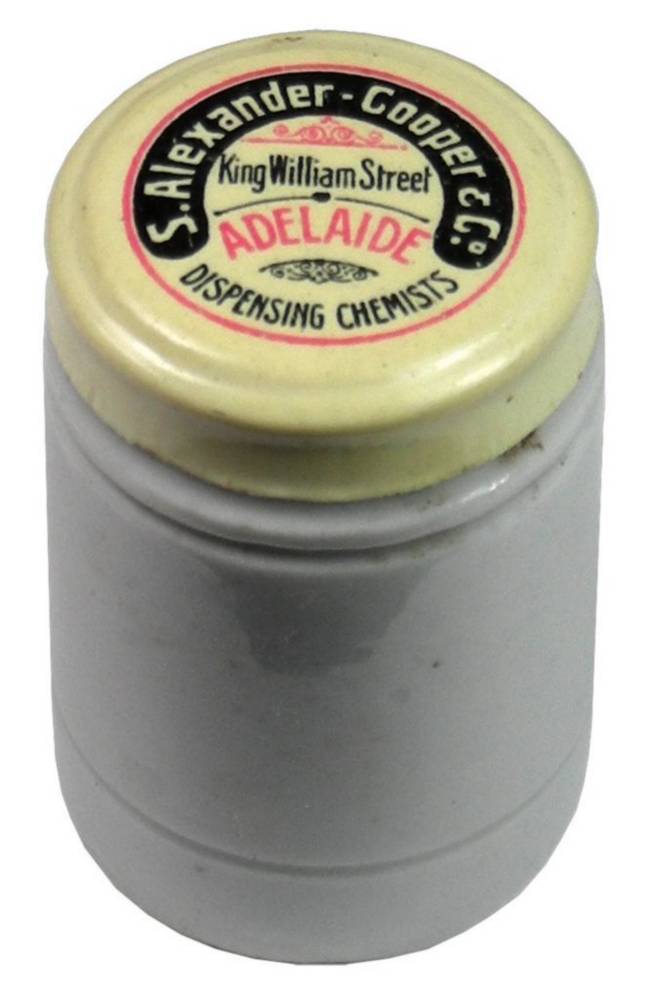 Alexander Cooper King William Street Adelaide Ointment Pot