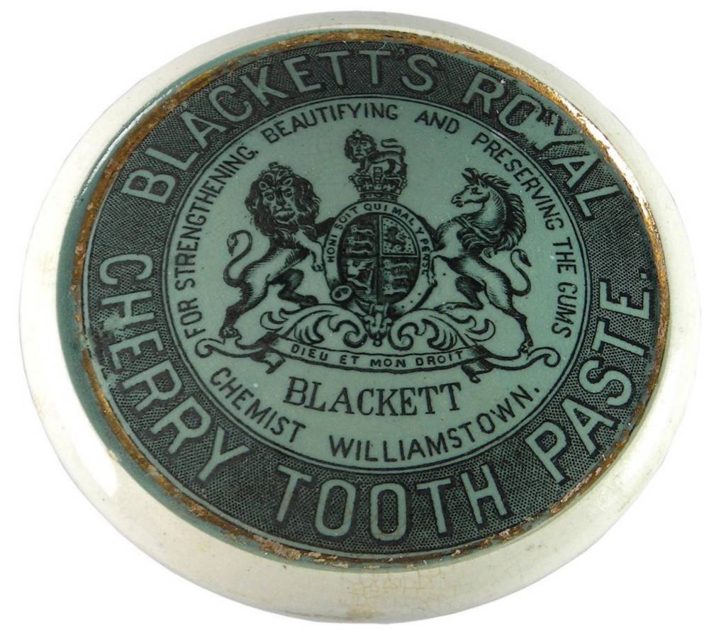 Blackett's Williamstown Cherry Tooth Paste Pot Lid