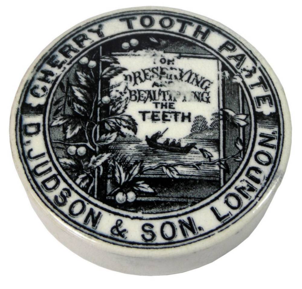 Judson Cherry Tooth Paste London Pot Lid
