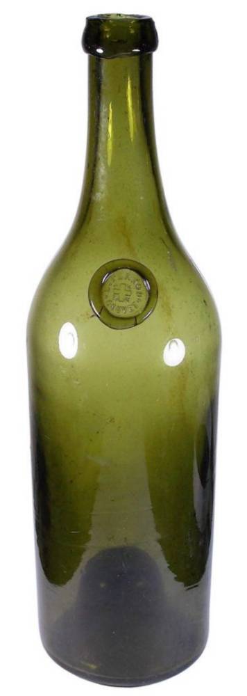 Pernod Couvet Cross Antique Absinthe Bottle