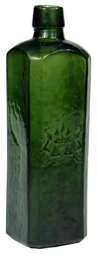 Gayen Altona Castle Lions Schnapps Bottle