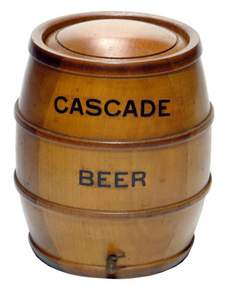 Cascade Beer Wooden Advertising Barrel Hobart