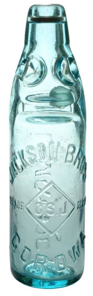 Jackson Bros Corowa Lemonade Codd Marble Bottle