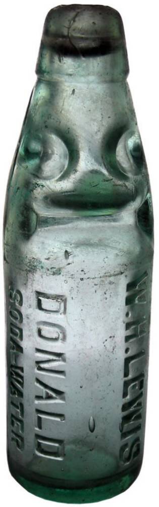 Lewis Donald Soda Water Codd Marble Bottle