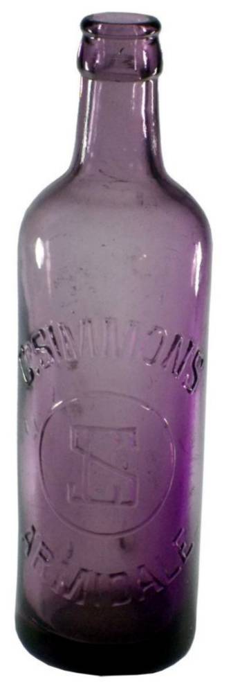 Simmons Armidale Amethyst Crown Seal Bottle