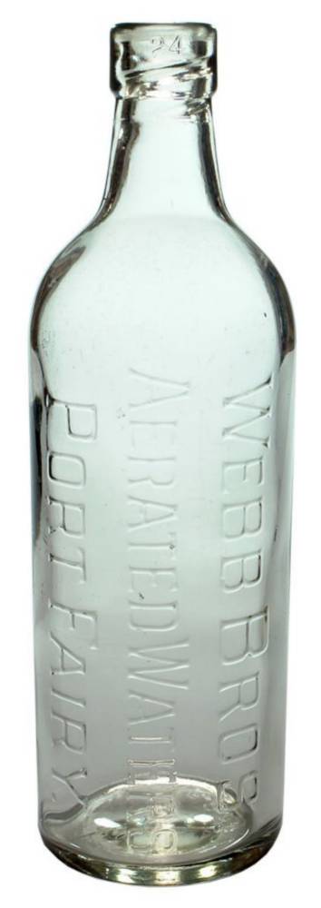 Webb Bros Port Fairy Riley Patent Bottle