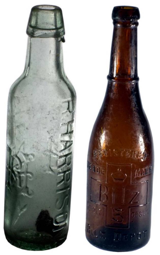 Harrison Bilz Antique Old Bottles