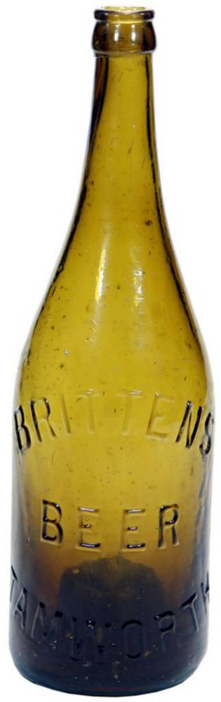Brittens Beer Tamworth Crown Seal Beer Bottle