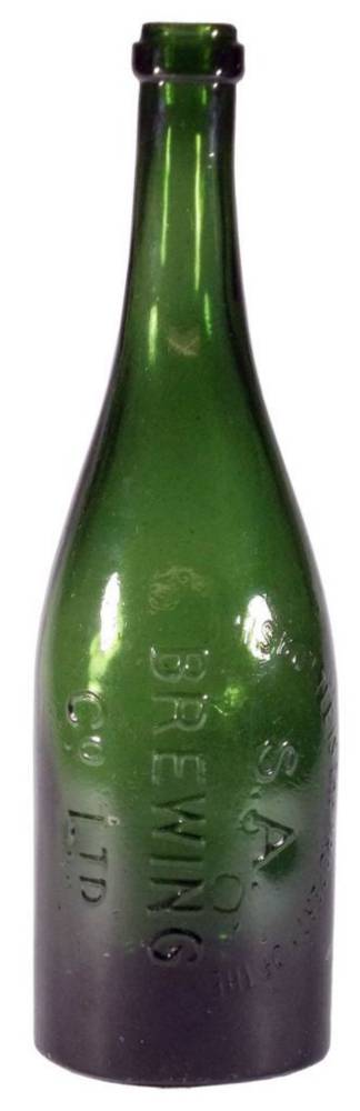 SA Brewing Green Ring Seal Beer Bottle