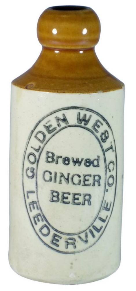 Golden West Brewed Ginger Beer Leederville Bottle