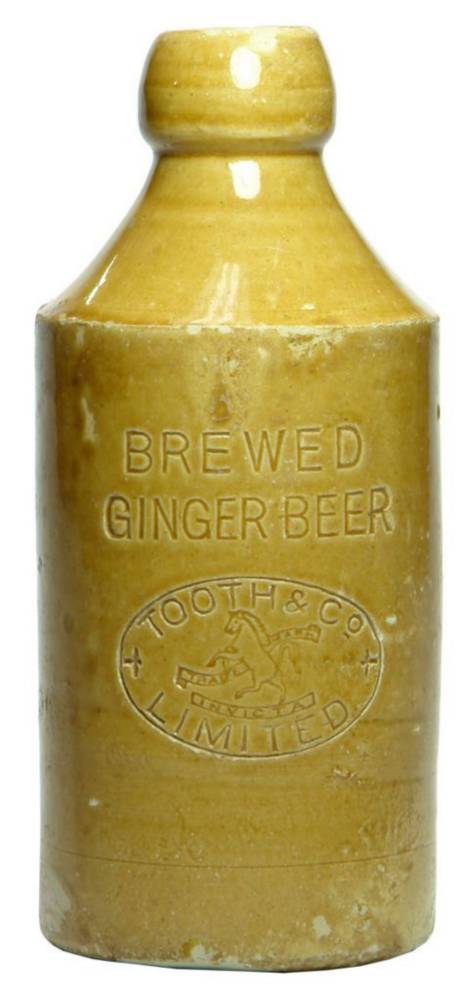 Tooth Invicta Brewed Ginger Beer Impressed Bottle