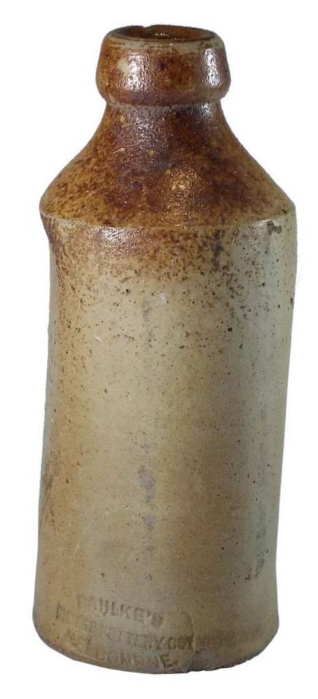 Dahlke's Fliter Pottery Melbourne Stoneware Bottle