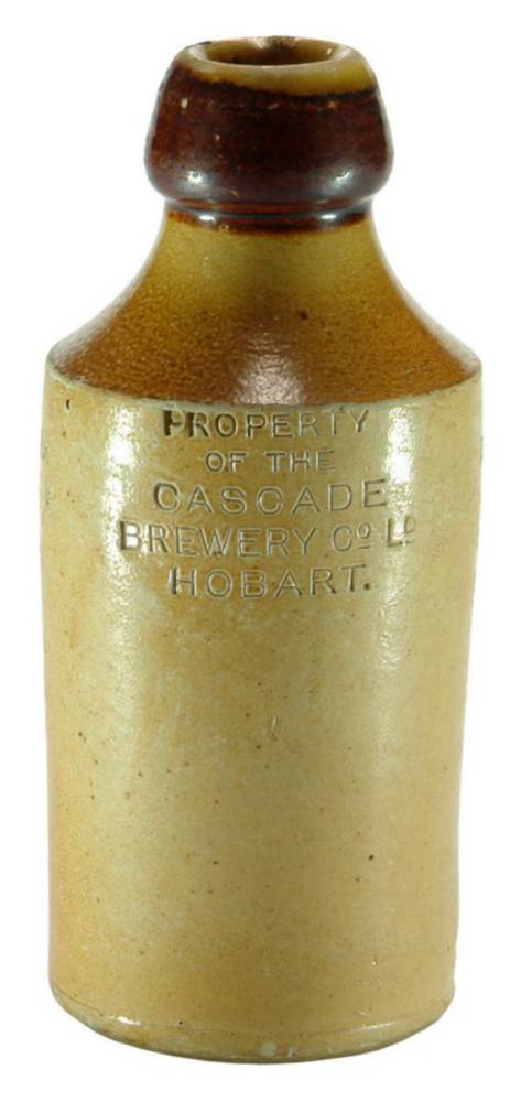 Cascade Brewery Hobart Impressed Ginger Beer Bottle