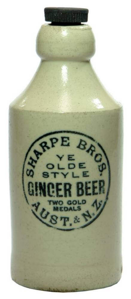 Sharpe Bros Ye Olde Style Ginger Beer Bottle