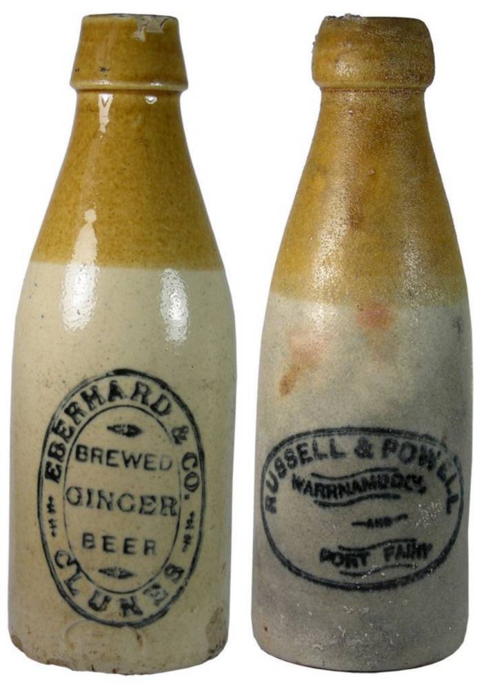 Eberhard Clunes Russell Powell Warrnambool Port Fairy Bottles