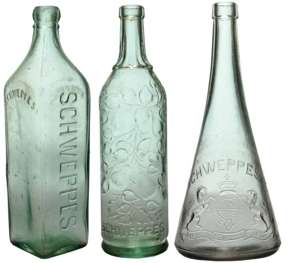 Schweppes Vines Vintage Cordial Bottles