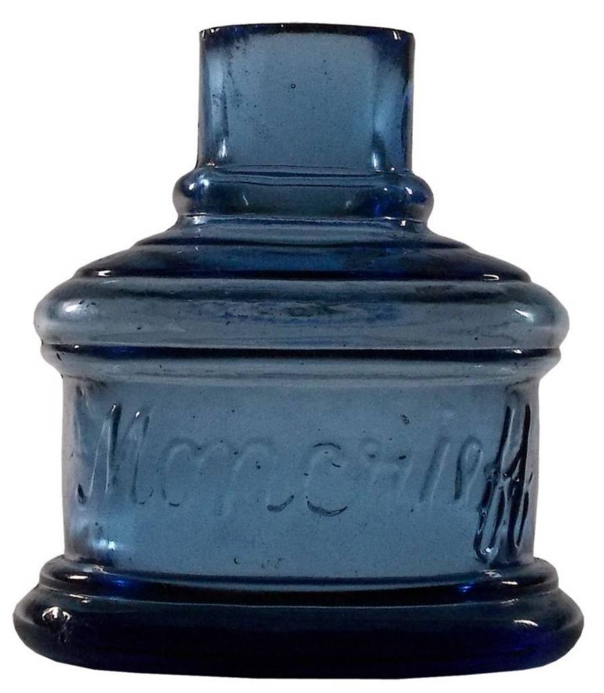 Moncrieff Mid Blue Glass Cotton Reel Ink