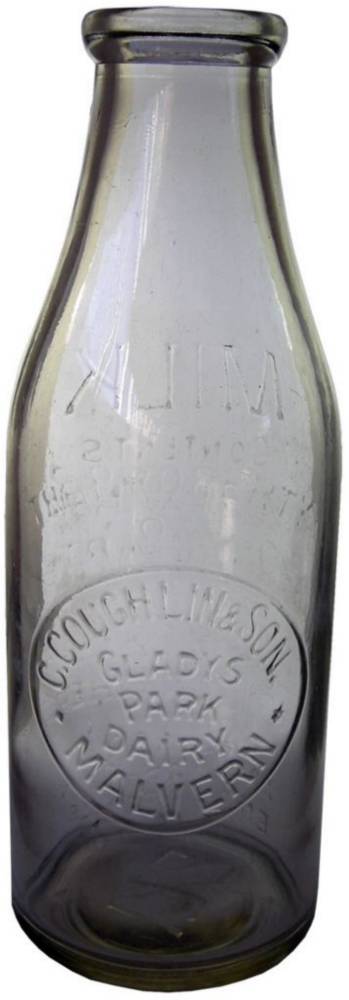 Coughlin Malvern Quart Vintage Milk Bottle