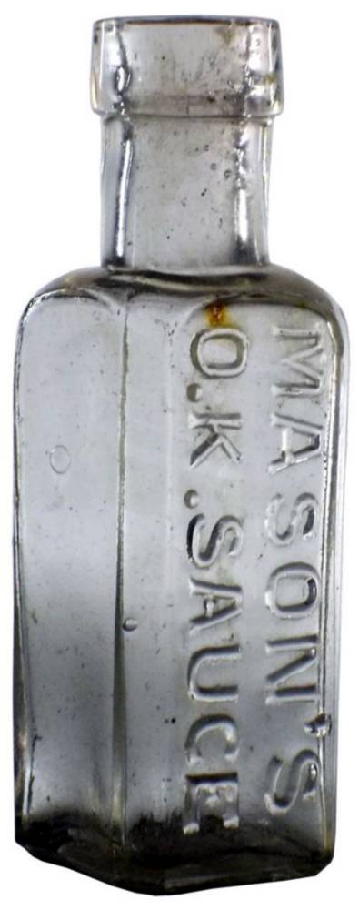 Mason's OK Sauce Miniature Sample Bottle