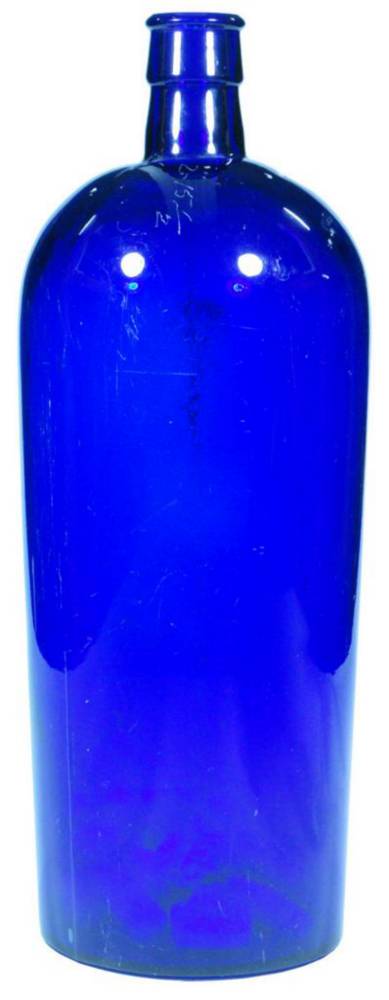 Cobalt Blue Giant Essence Pharmacy Bottle