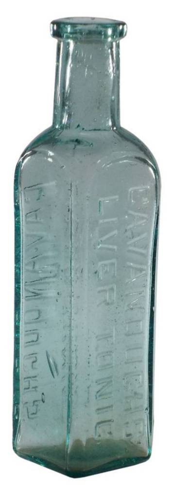 Cavanough's Liver Tonic Lismore Medicine Cure Bottle