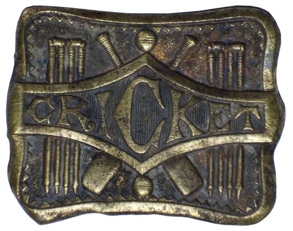 Cricket Brass Goldfields Era Belt Buckle