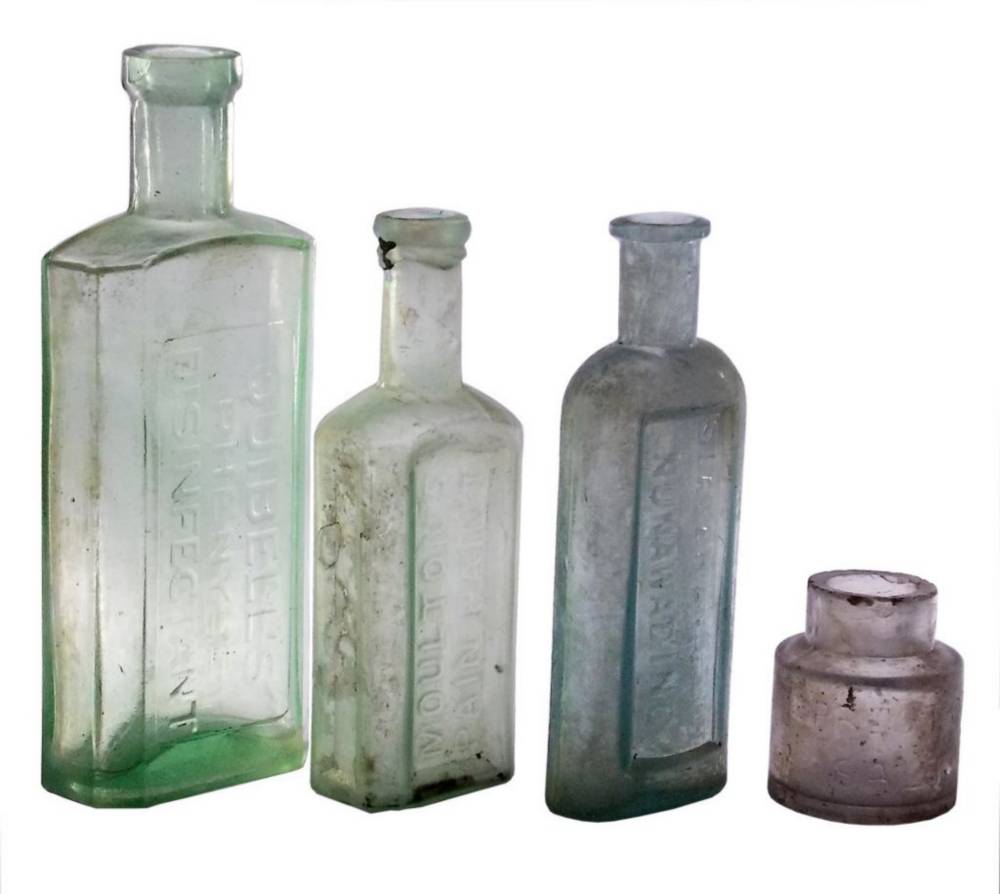 Medicine Disinfectant Cure Old Bottles