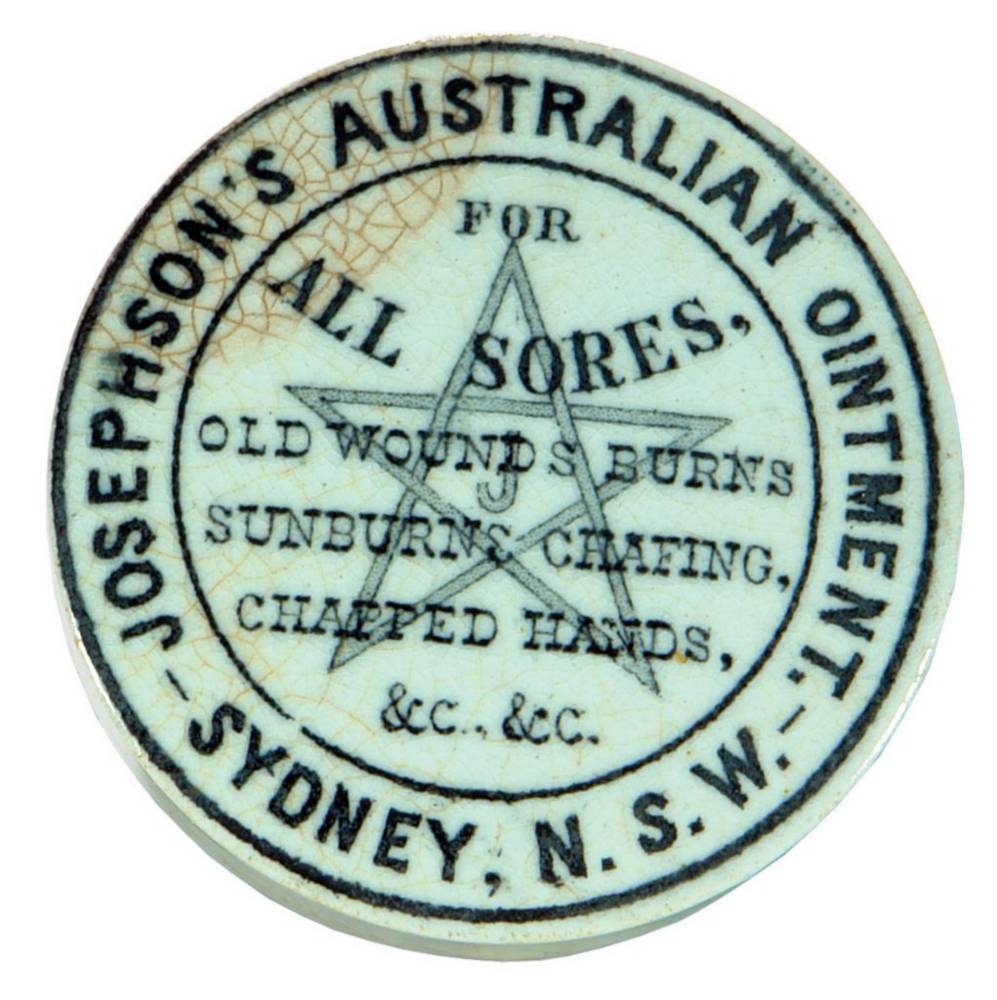 Josephson's Australian Ointment Sydney Pot lId