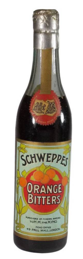 Schweppes Orange Bitters Unopened Labelled Bottle