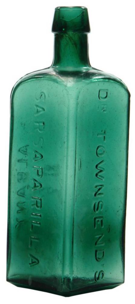 Dr Townsend's Sarsaparilla Albany Green Bottle