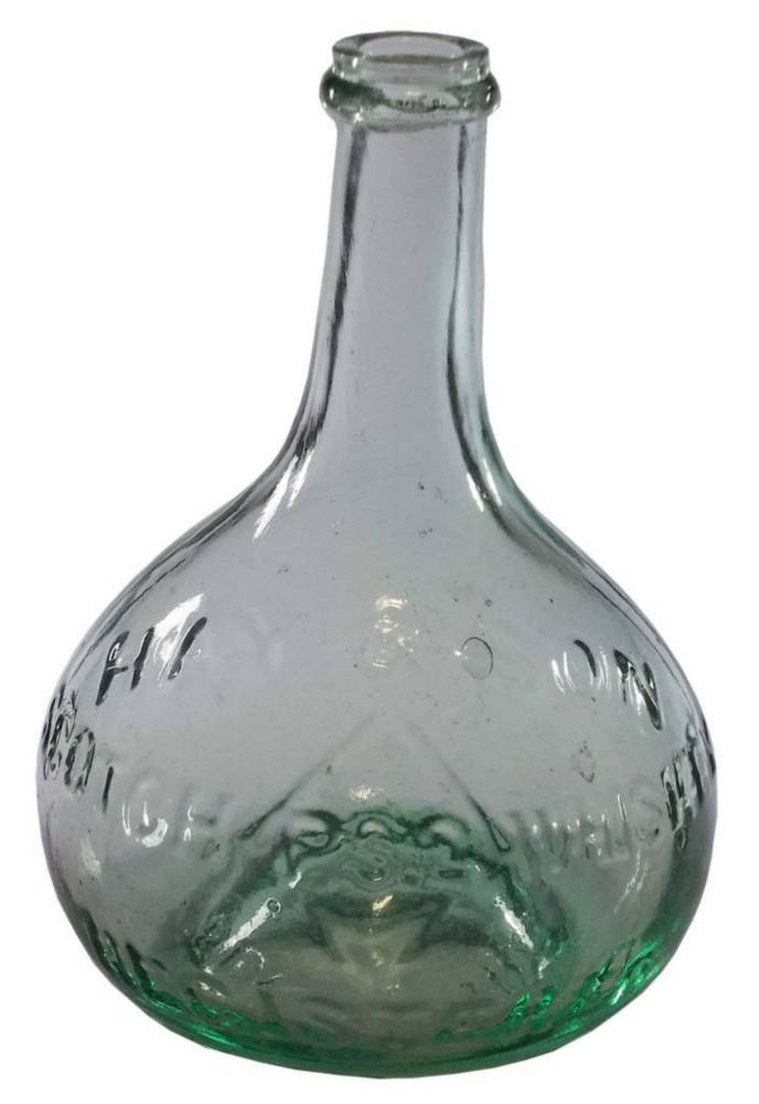 Hay Son Scotch Whiskey Glass Antique Bottle
