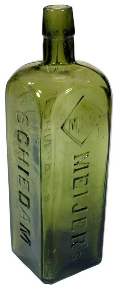 Meijer's Aromatic Schnapps Pictorial Antique Bottle