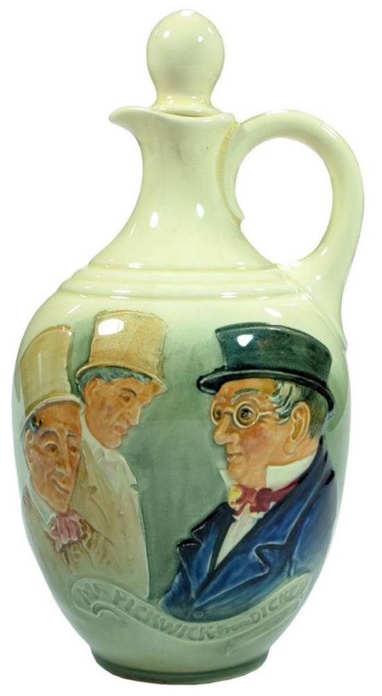 Pickwick Dickens Queensware Ceramic Whisky Jug